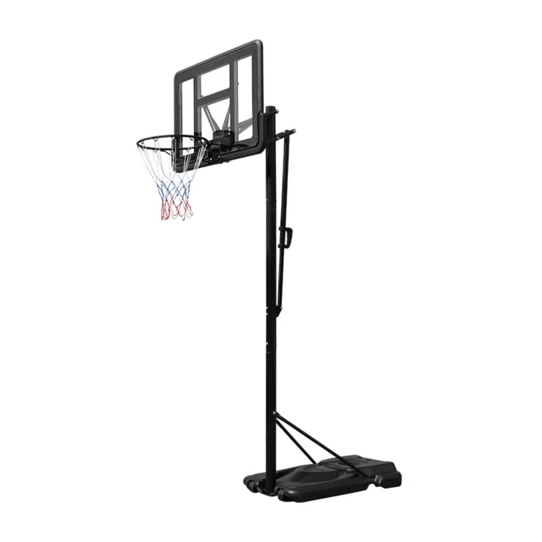 Adjustable Regulation-Size Basketball Hoop w/ Fillable Base, 2 Wheels