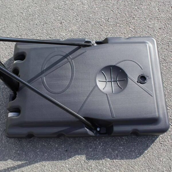 Adjustable Regulation-Size Basketball Hoop w/ Fillable Base, 2 Wheels - Image 2