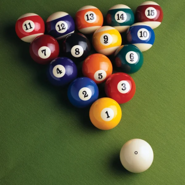 Standard Billiard/Pool Balls, Complete 16 Ball Set