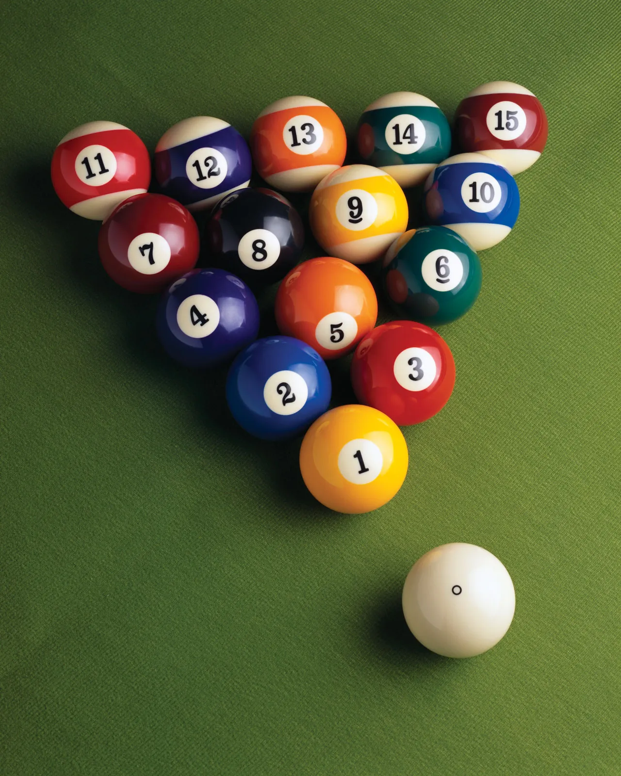 Standard Billiard/Pool Balls, Complete 16 Ball Set