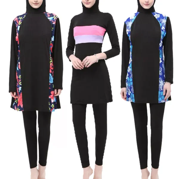 Women Swimwear Summer Muslim Full Cover