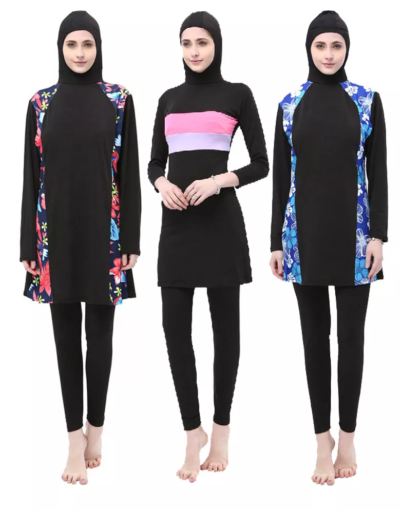 Women Swimwear Summer Muslim Full Cover